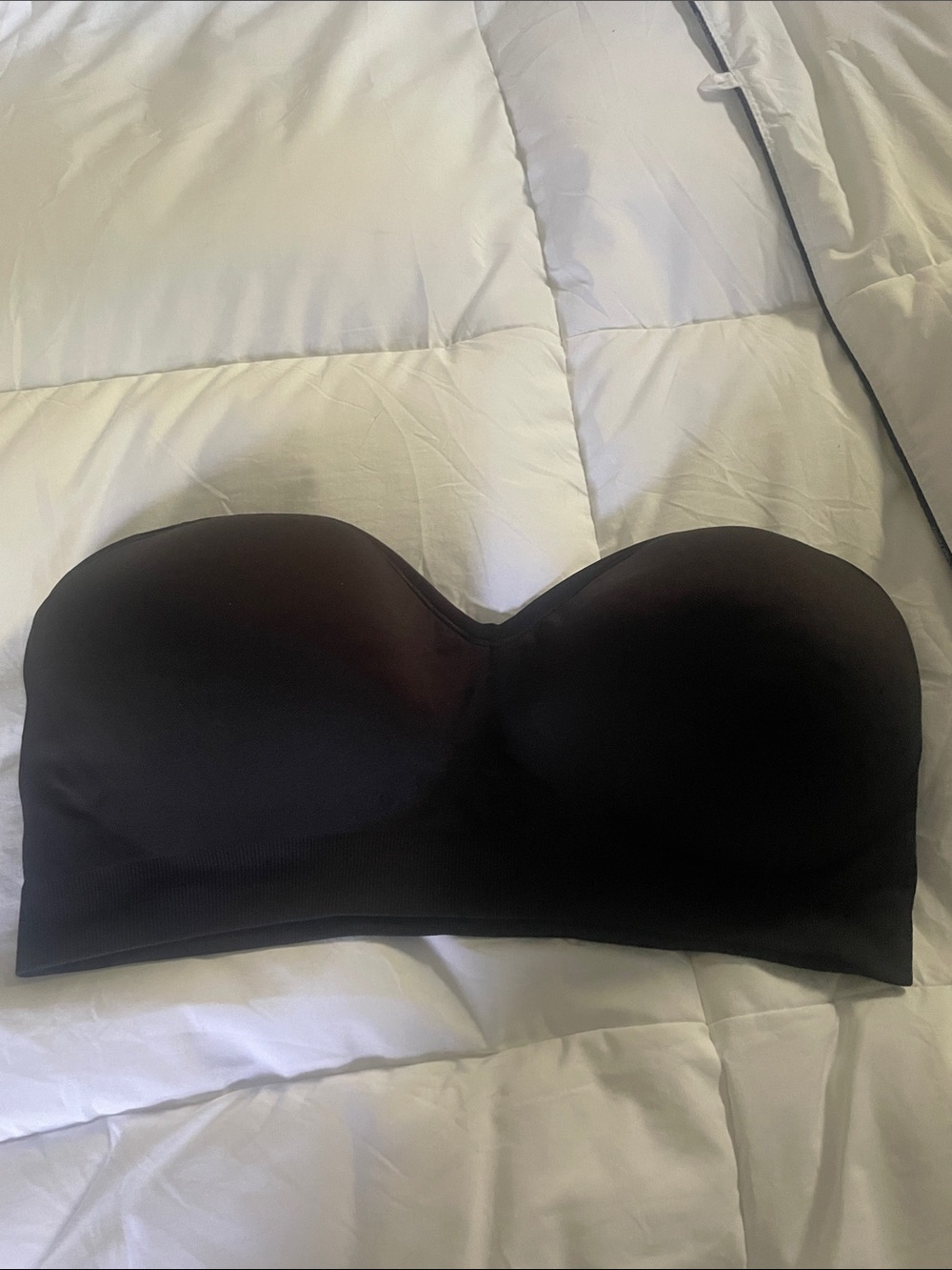 Jockey Seamless Strapless Smooth Black Bra